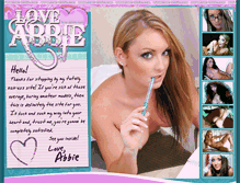 Tablet Screenshot of love-abbie.com